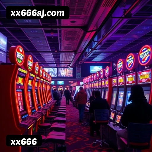 Plataforma xx666 mostrando interface moderna, jogos certificados e recursos de segurança licenciados